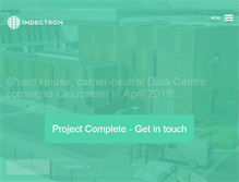 Tablet Screenshot of indectron.com